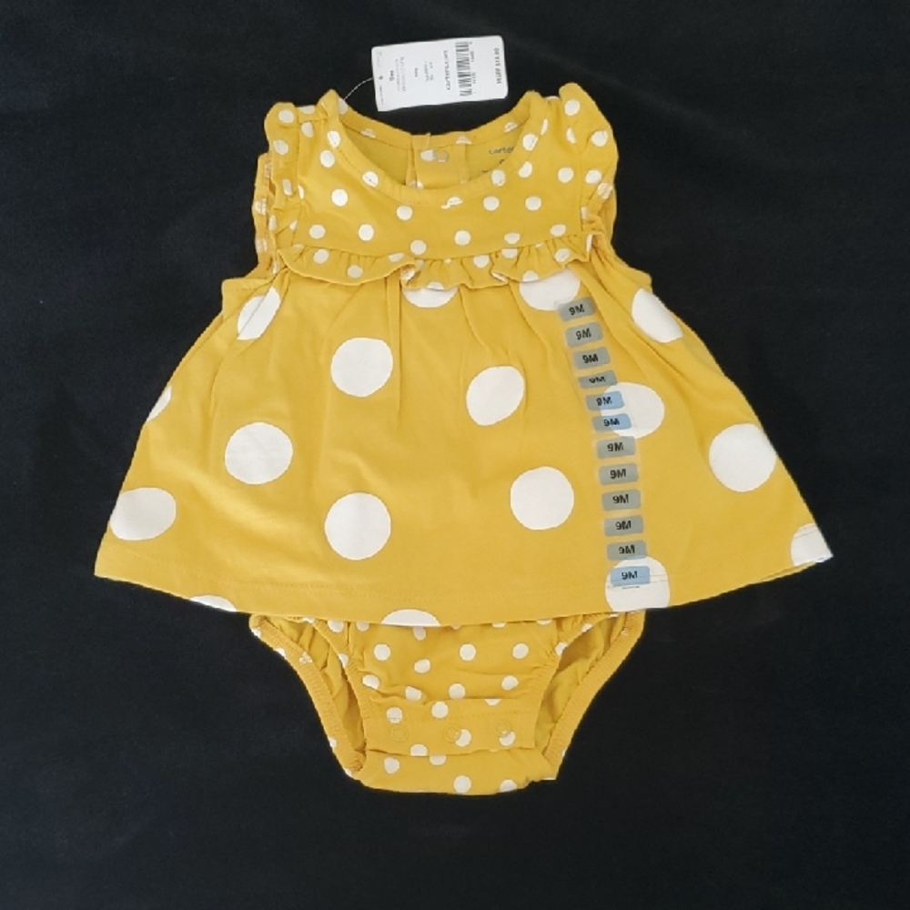 Carter's Dress, Size 9M, Color Yellow